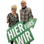 Gabi und Thomas mit "Hier fürs Wir"